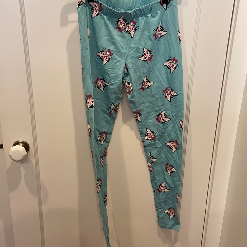 Super cute cat ankle legging